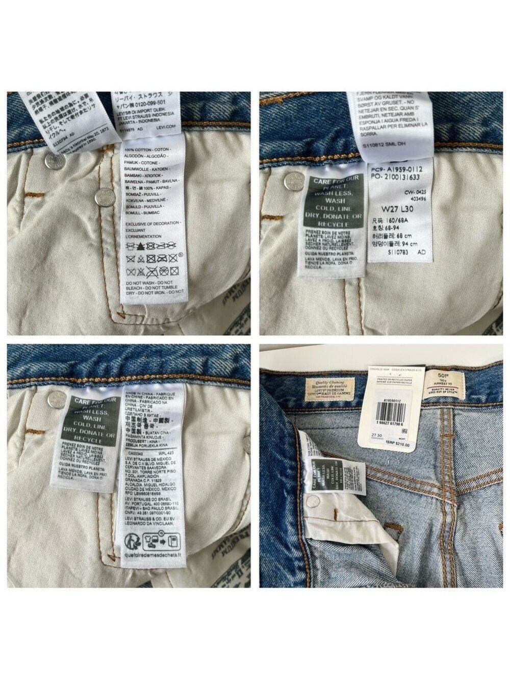 Levi's x Beyoncé 501 90s Jeans Size 27 - Picture 12 of 16